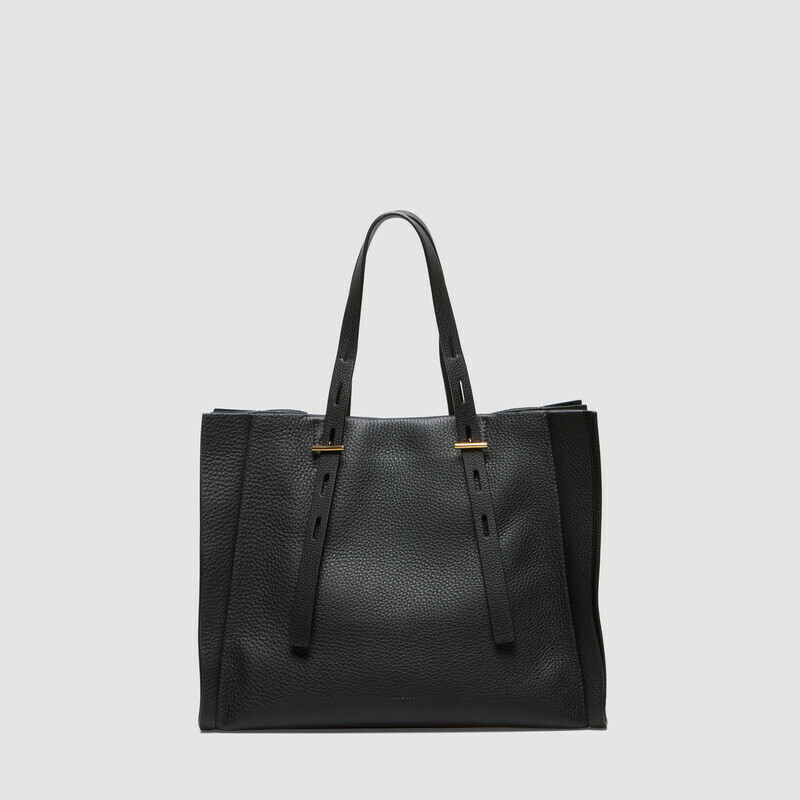 MINOBOSSI Bags Paulette in grained calf leather   Black