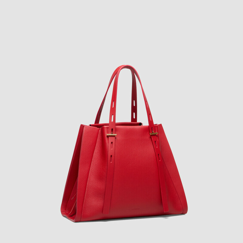 MINOBOSSI Bags Paulette in grained calf leather   Rust