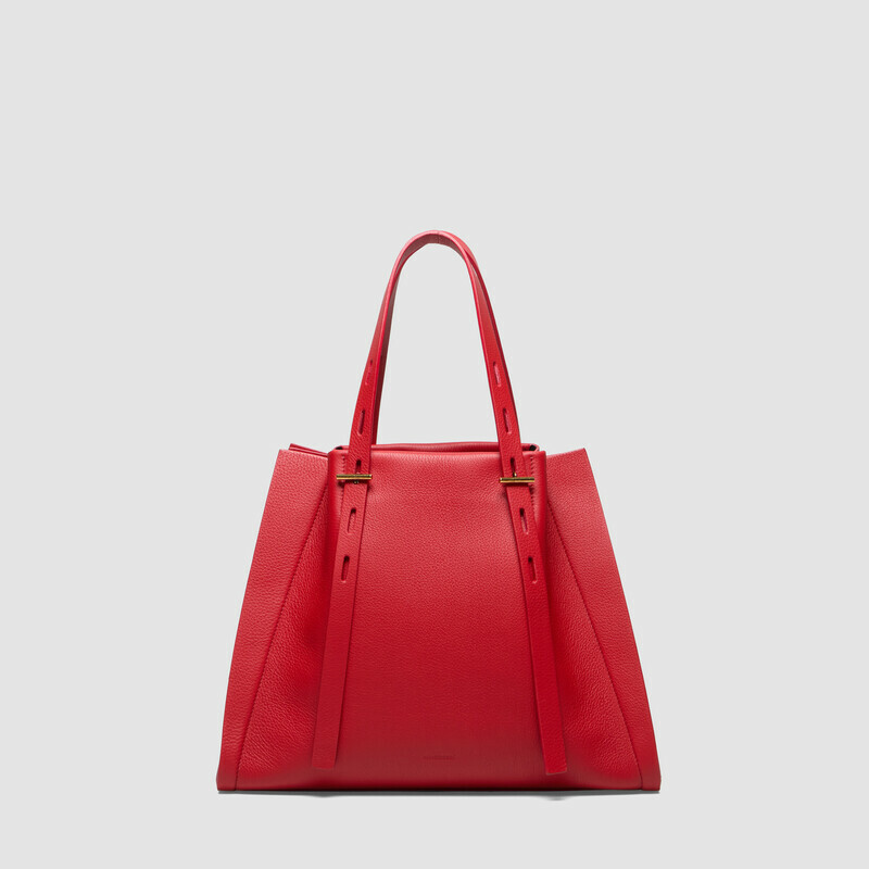 MINOBOSSI Bags Paulette in grained calf leather   Rust