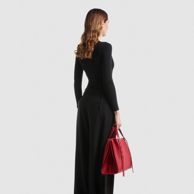 MINOBOSSI Bags Paulette in grained calf leather   Rust