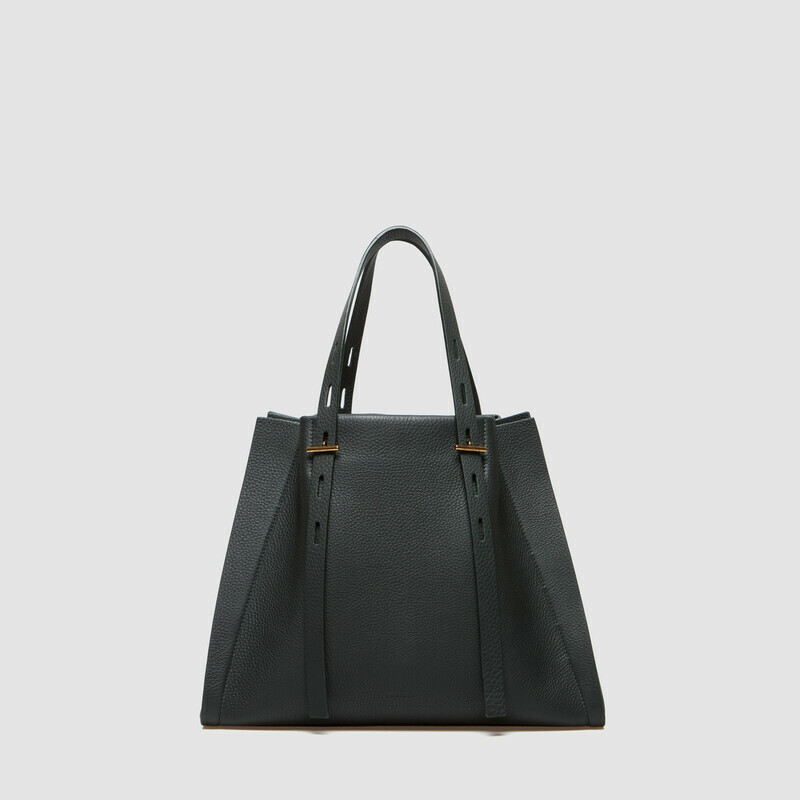 MINOBOSSI Bags Paulette in grained calf leather   Teal BLue