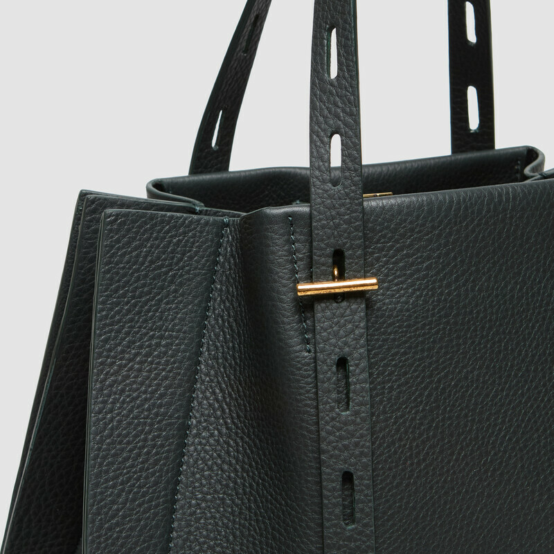 MINOBOSSI Bags Paulette in grained calf leather   Teal BLue