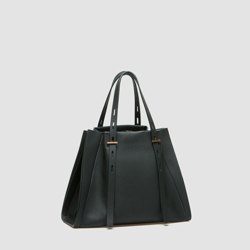MINOBOSSI Bags Paulette in grained calf leather   Teal BLue