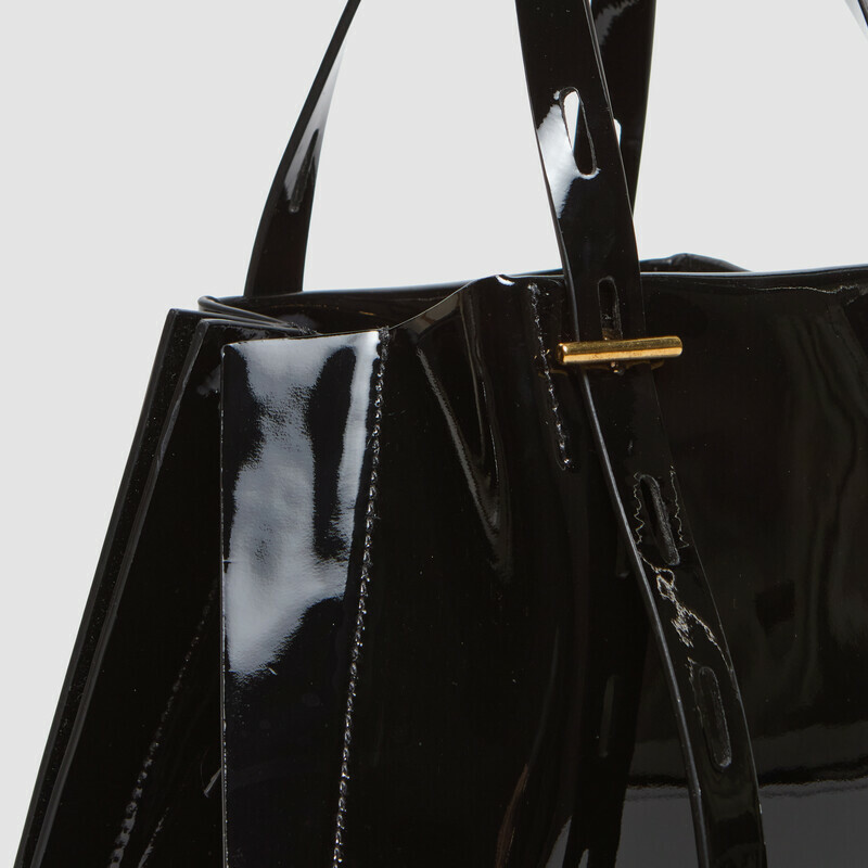 MINOBOSSI Borse PAULINA IN VERNICE   Nero