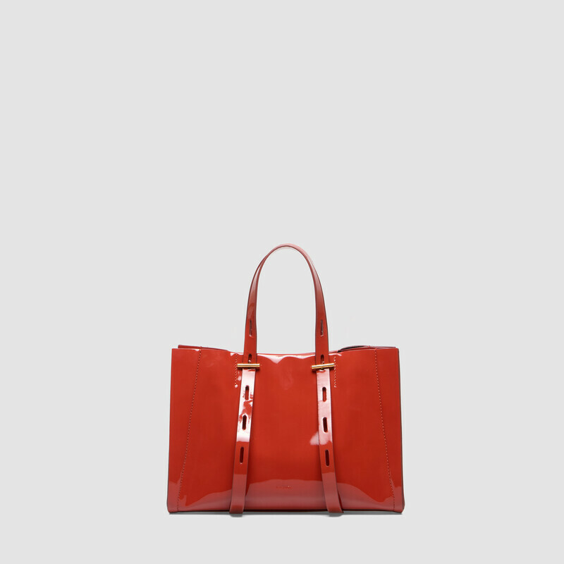 MINOBOSSI Borse PAULINA IN VERNICE   Rust