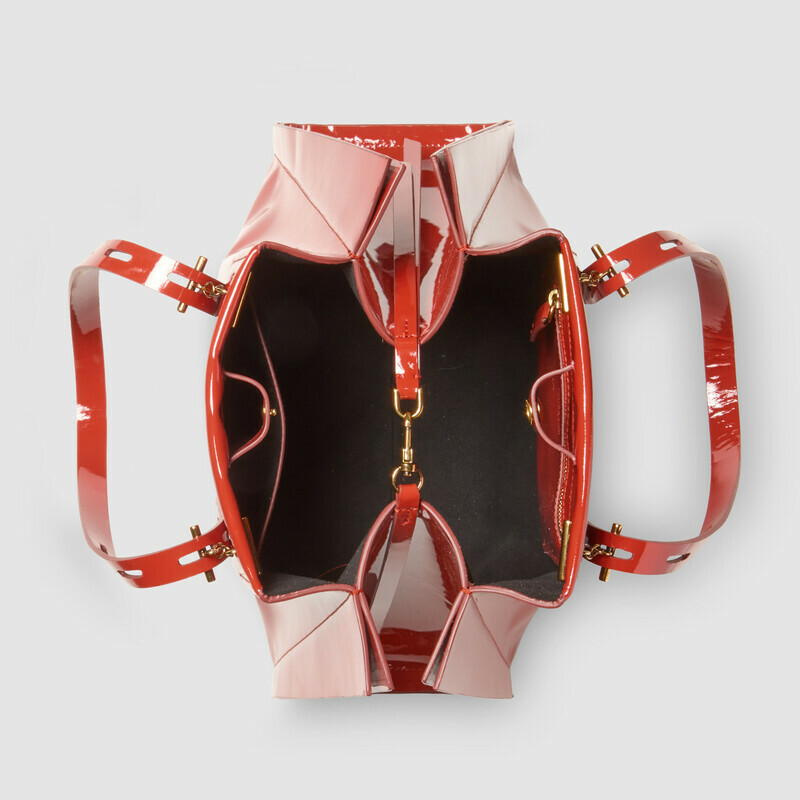 MINOBOSSI Borse PAULETTE IN VERNICE   Rust