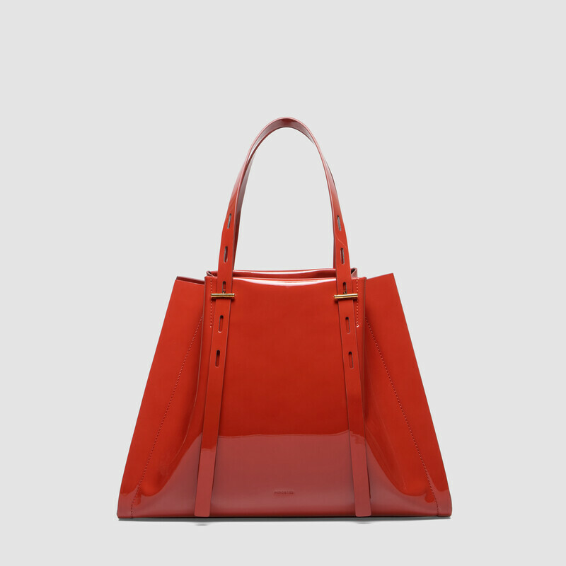 MINOBOSSI Borse Paula in vernice   Rust