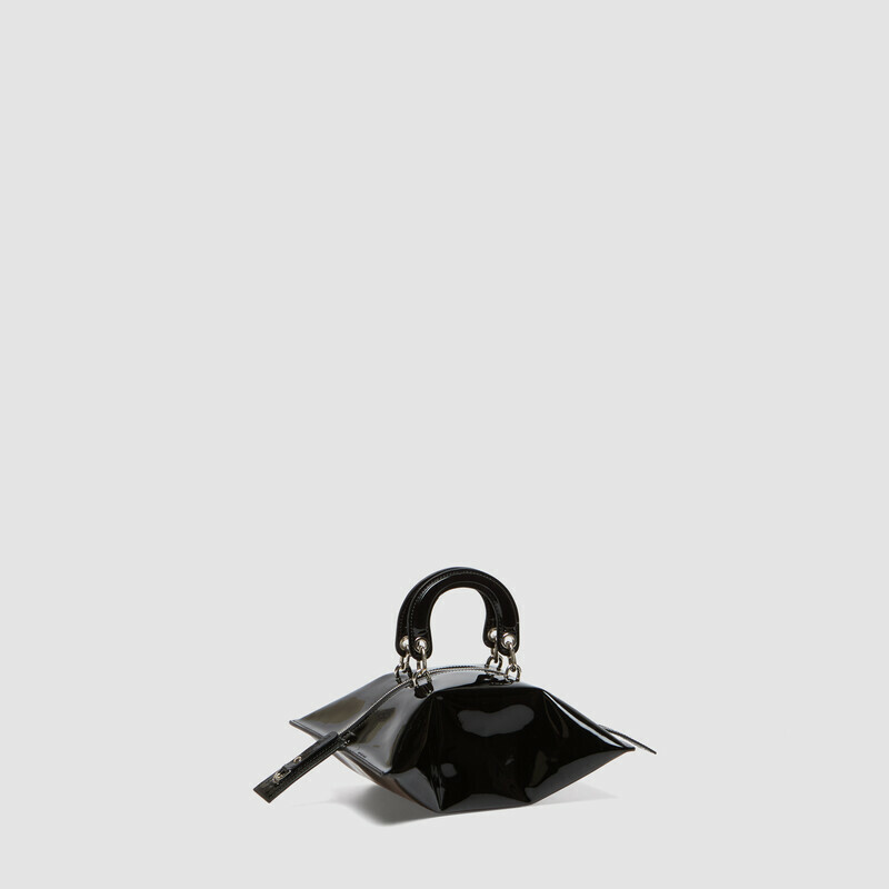 MINOBOSSI Borse ELETTRA IN VERNICE   Nero