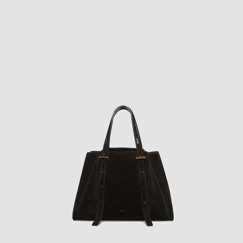 MINOBOSSI Borse PAULINA IN SUEDE   Nero