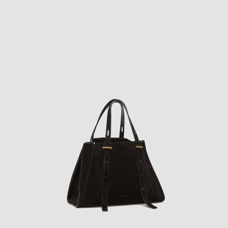 MINOBOSSI Borse PAULINA IN SUEDE   Nero