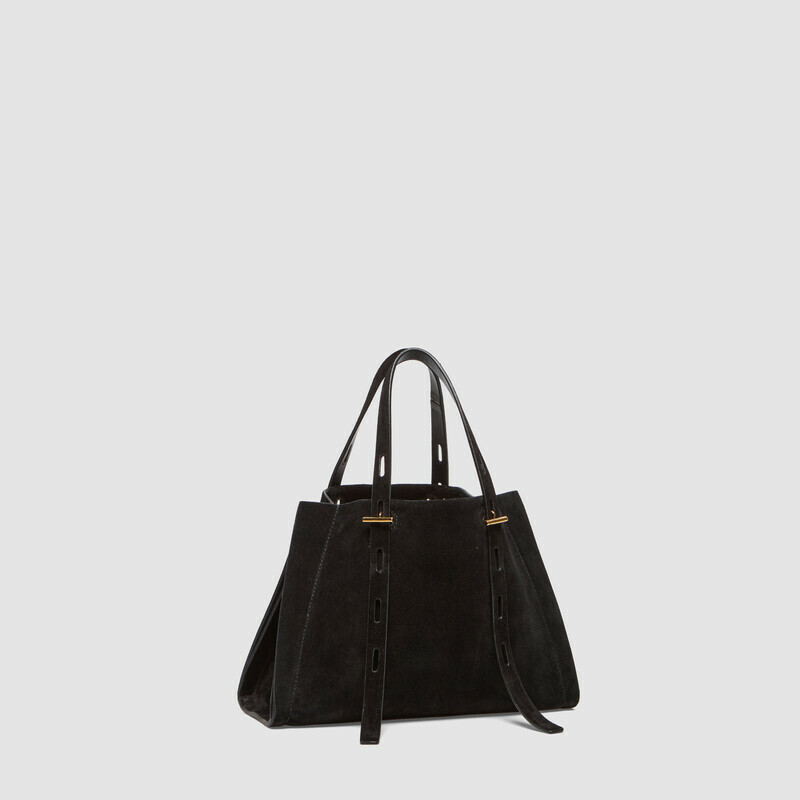 MINOBOSSI Borse PAULINA IN SUEDE   Nero