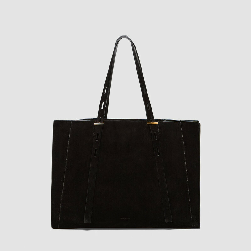 MINOBOSSI Borse PAULA IN SUEDE   Nero
