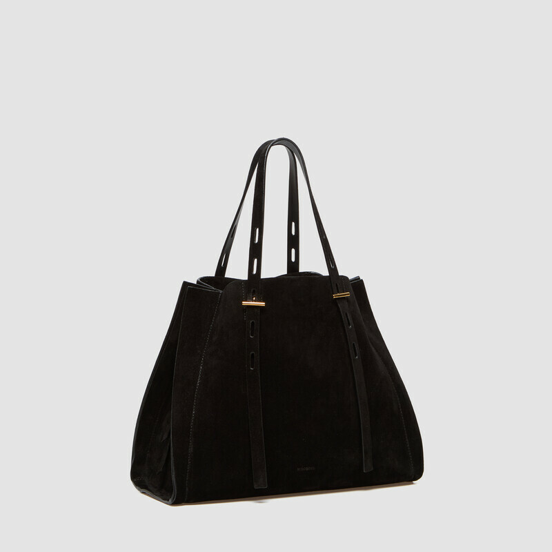 MINOBOSSI Bags Paulette in suede   Black