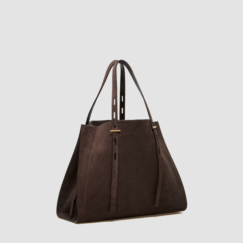 MINOBOSSI Bags Paulette in suede   Dark brown