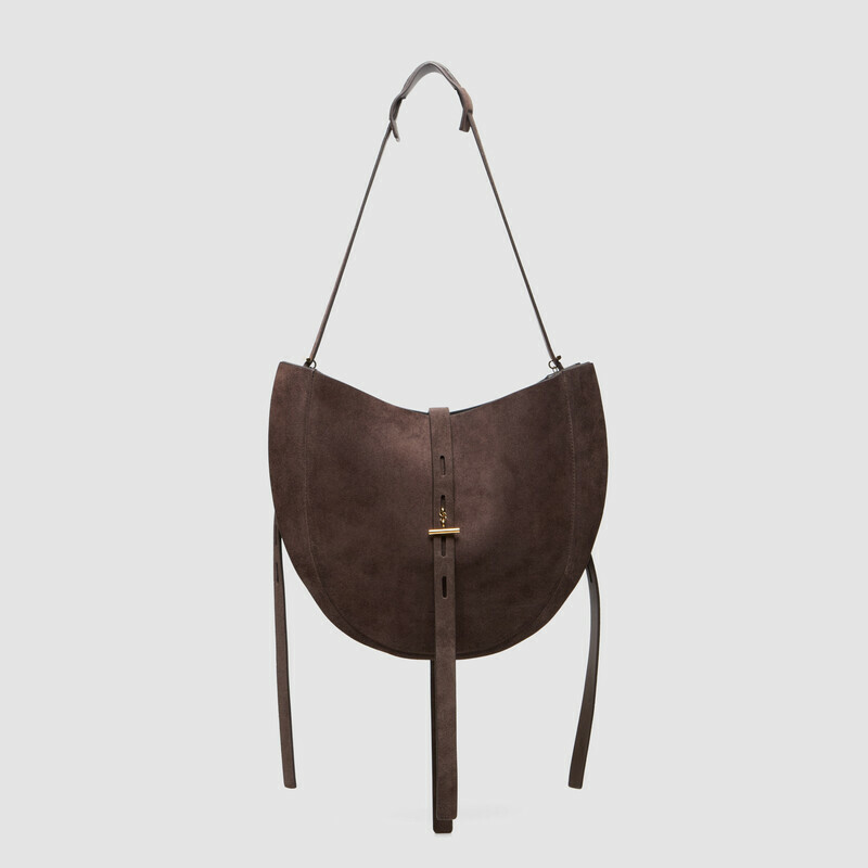MINOBOSSI Borse Lizzie in suede   Testa di moro