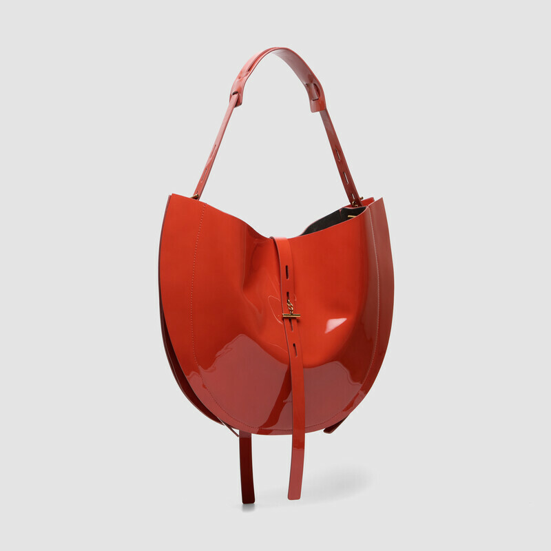 MINOBOSSI Borse Liz in vernice   Rust