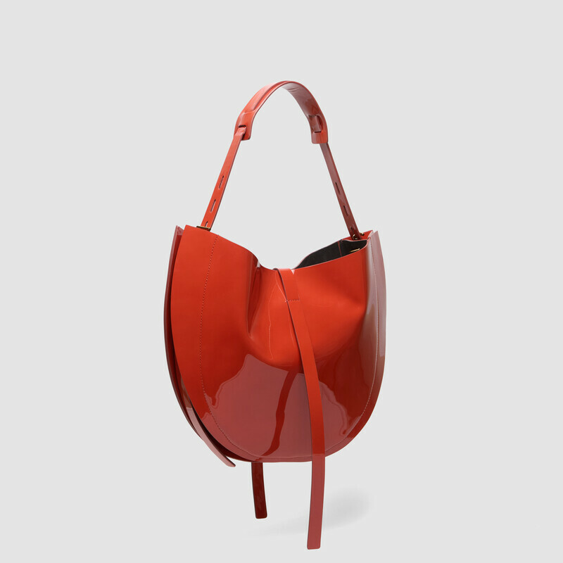 MINOBOSSI Borse Liz in vernice   Rust