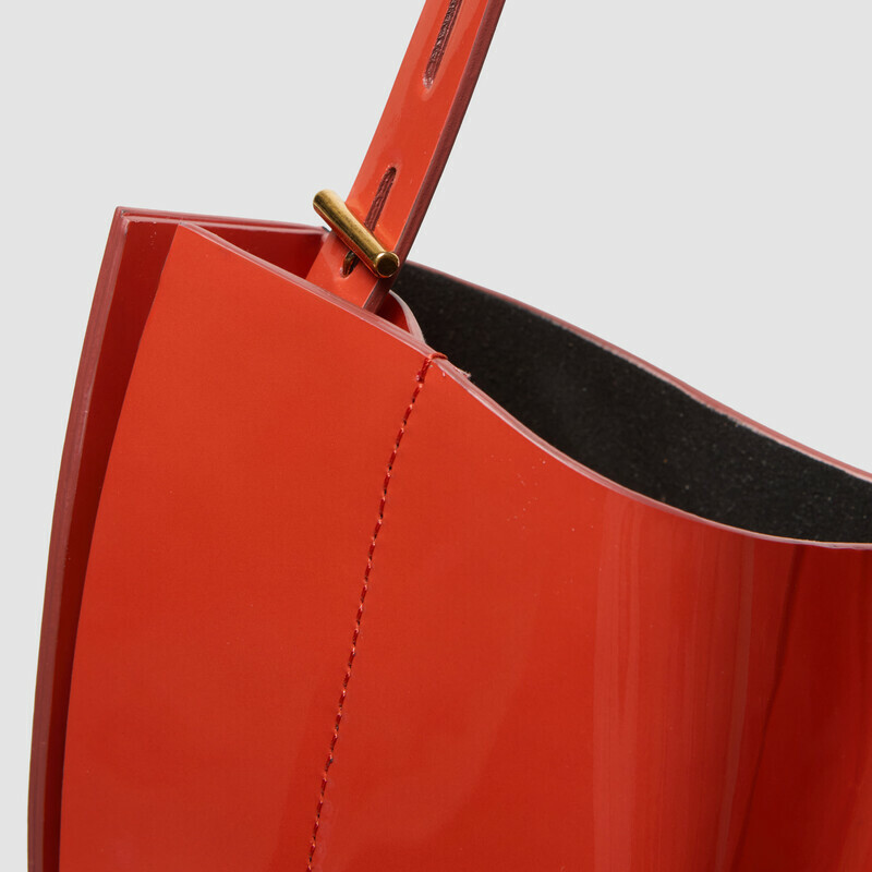 MINOBOSSI Borse Liz in vernice   Rust