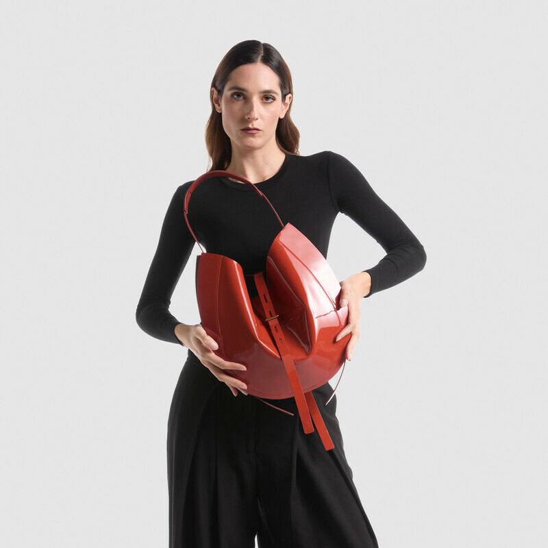 MINOBOSSI Borse Liz in vernice   Rust
