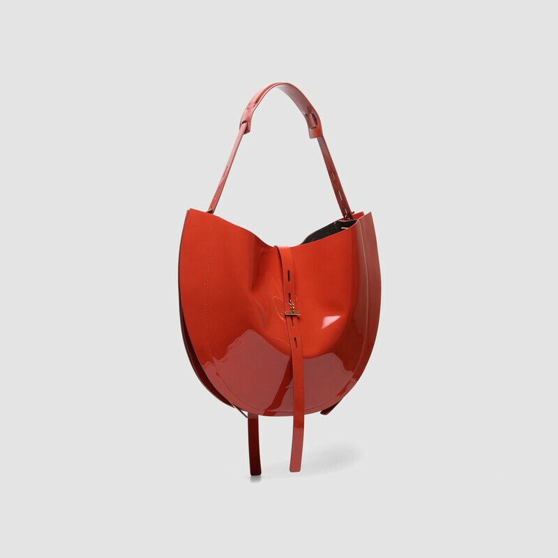 MINOBOSSI Borse Lizzie in vernice   Rust