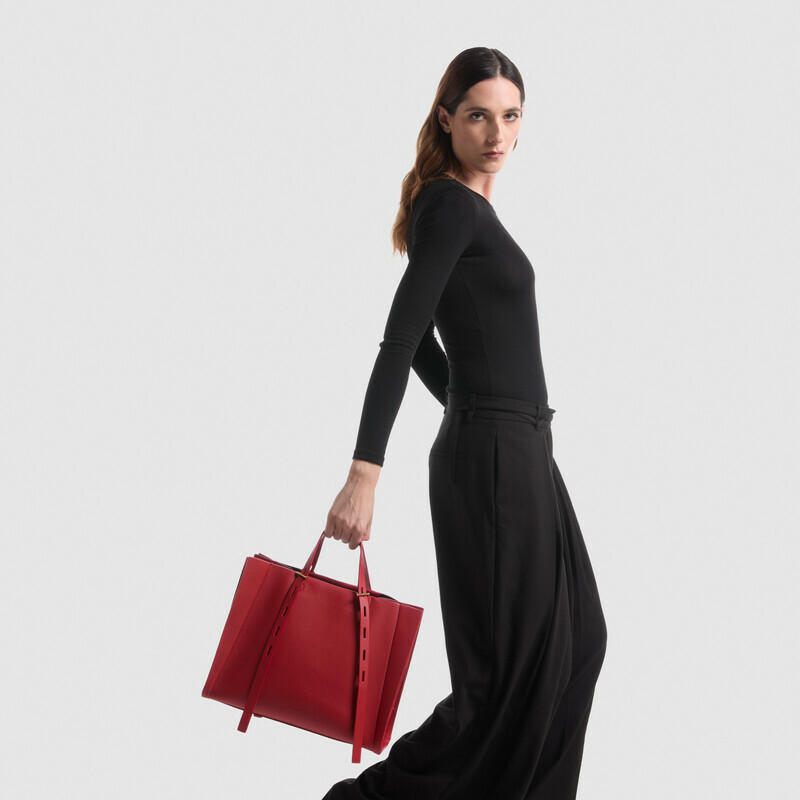 MINOBOSSI Bags Paula in grained calf leather   Rust
