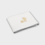 FEUILLAGE Embroidered Cotton/Linen Blend Tablecloth Timothy Corrigan for Dea