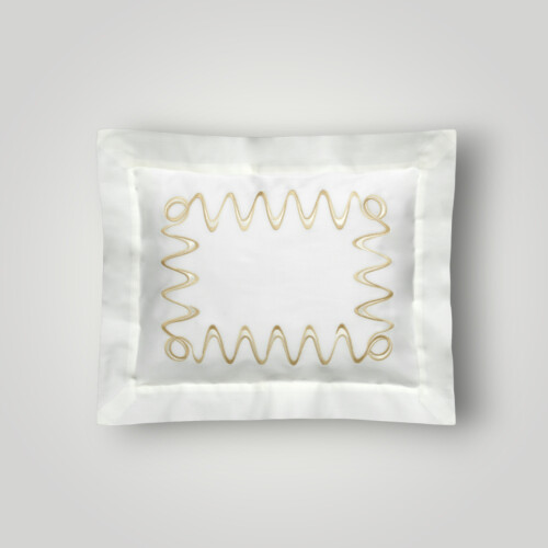 Biancheria da letto PELAGO FEDERA 4 VOLANTS RASO RICAMATO Timothy Corrigan for Dea Ivory/Ivory ETCPSHA661515