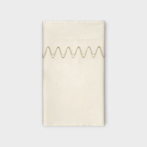 Biancheria da letto PELAGO SOPRA LENZUOLO RASO RICAMATO Timothy Corrigan for Dea Ivory/Ivory ETCPTSH031515