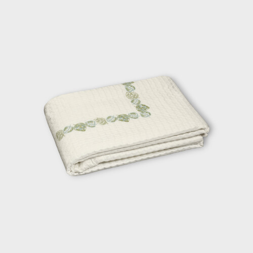 Biancheria da letto FEUILLAGE Trapuntino Timothy Corrigan for Dea White/Sage Green EUITBSP710130