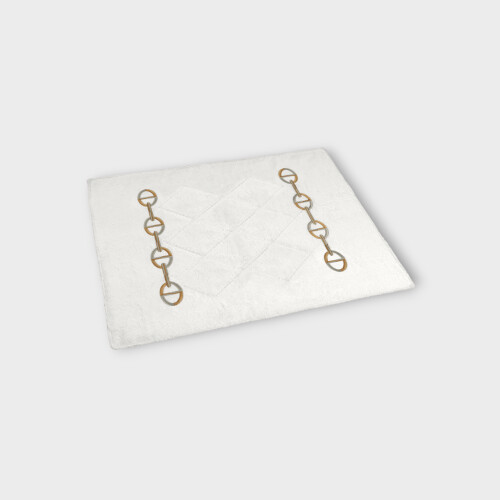 Biancheria bagno CHAINE TAPPETINO DA BAGNO Timothy Corrigan for Dea White/Moka EHCSBMA240180