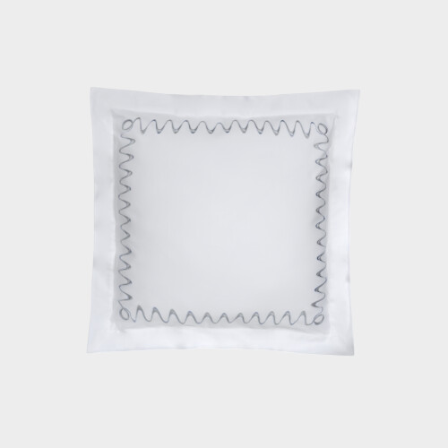 Biancheria da letto FEDERA 4 VOLANTS PIQUET Pelago Timothy Corrigan for Dea White/Ice EPB1SHA651515