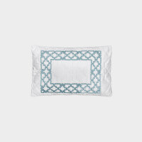 View all Square Quilted Lumbar Cushion – Fretwork by Timothy Corrigan for Dea