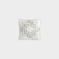 View all Square Cotton Panama Cushion – Fretwork by Timothy Corrigan for Dea