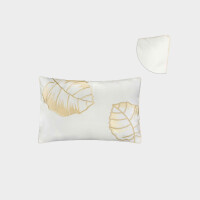 View all FEUILLAGE LUMBAR CUSHION EMBROIDERY COTTON PANAMA Timothy Corrigan for Dea