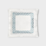 FRETWORK T. Sham (EMBROIDERY ON COTTON PERCALE)