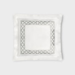 FRETWORK T. Sham (EMBROIDERY ON COTTON PERCALE)
