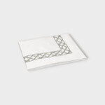 FRETWORK T. Brillantine piquet coverlet Timothy Corrigan for Dea