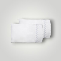 View all PELAGO PAIR PILLOW CASES EMBROIDERY PERCALE