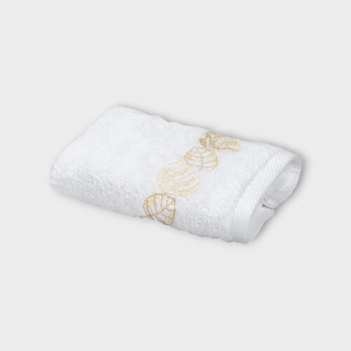 Biancheria bagno FEUILLAGE ASCIUGAMANO DA CORTESIA   White/Ivory EUISFNG020115