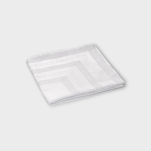 Biancheria da letto 860 SOPRA LENZUOLO RASO RICAMATO   White ESDHBSH2901