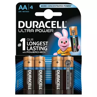 Batterie Ultra Power, stilo “AA” 4 pz