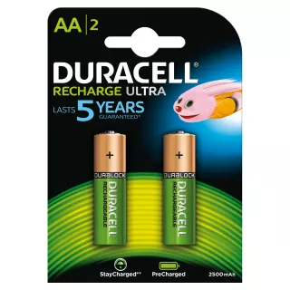 Batterie Recharge Ultra stilo “AA” Alcaline ricaricabili - 1,2V - 2500 mAh - 2 pz
