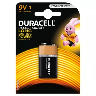 Batterie Duracell Plus Power “9 V” Alcalina - 9V - 6LF22 / MN1604 - 1 pz