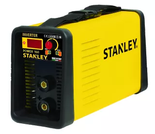 Stanley Saldatrice Power 160 inverter 135 Amp. display digitale, accessori e valigia