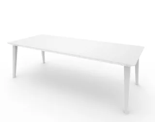 Keter Lima Table 240 tavolo da giardino per 8 persone colore Bianco