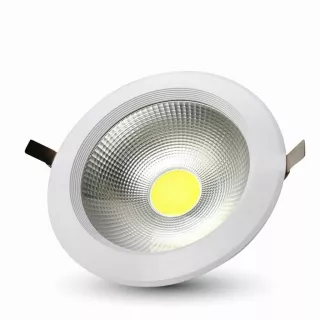 Faretto LED COB da Incasso Rotondo 10W Colore Bianco 6000K
