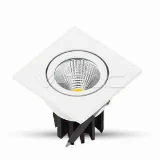 Faretto LED COB da Incasso Quadrato 3W Colore Bianco 3000K