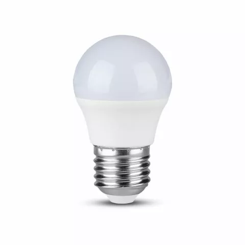 Lampadina LED E27 5,5W G45 4000K (Box 3 pezzi)