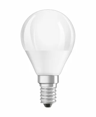 BELLALUX 3 LAMPADINE LED CLASSIC P FORMA SFERA 25W E14 = 250 LUMEN LUCE CALDA CORPO IN PLASTICA VETRO SMERIGLIATO