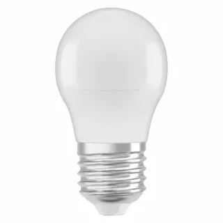 BELLALUX 3 LAMPADINE LED CLASSIC P FORMA SFERA 40W E27 = 470 LUMEN LUCE NATURALE CORPO IN PLASTICA VETRO SMERIGLIATO